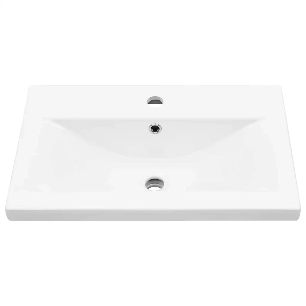 Mobile Lavabo-Armadietto da bagno Rovere nero 60 x 39 x 62 cm Legno multistrato 354117