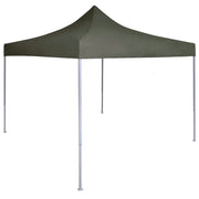 Gazebo Professionale Pieghevole 2x2m in Acciaio Antracite 48883