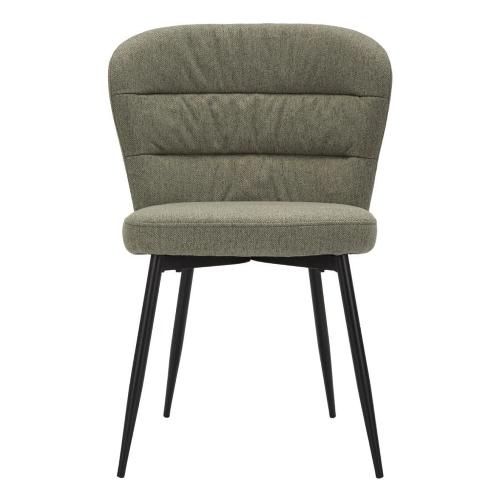 Set di 2 Sedie VKH379, Verde, Metallo, 58x60,5x85 cm