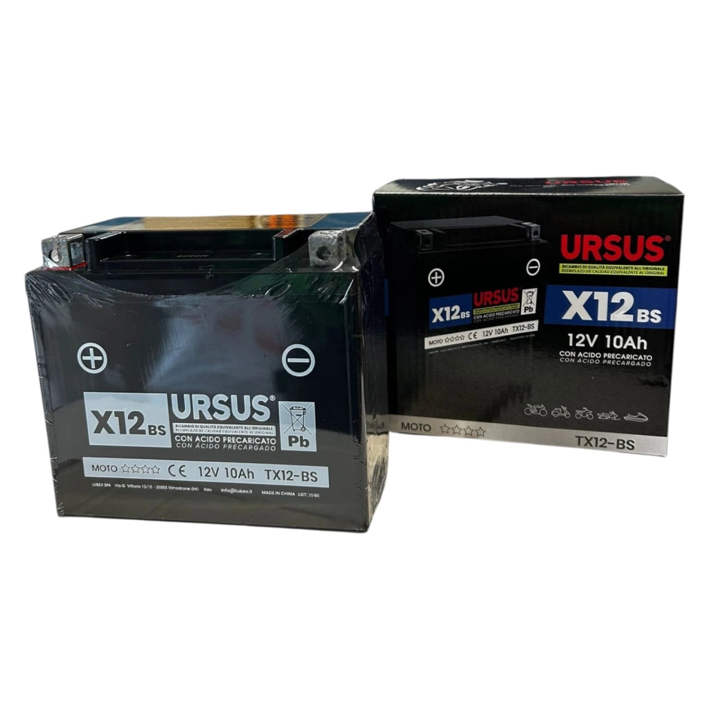 BATTERIA PER MOTO URSUS x12BS 10Ah