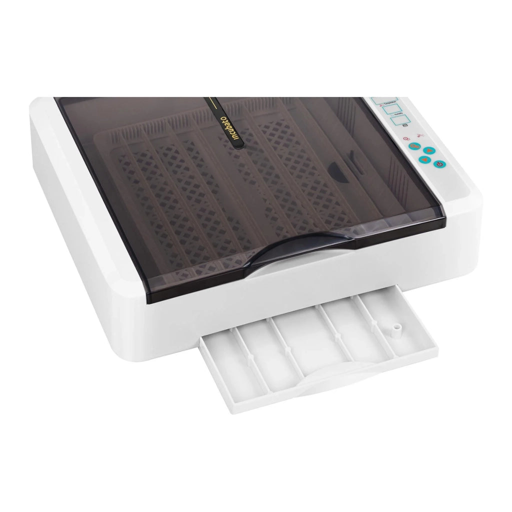Dispositivo di incubazione incubatrice automatica ventilata per uova (36 uova (gallina), 20 - 39,5 ° C, 200 watt, candela per uova) 14_0005632