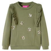 Felpa per Bambini Cachi 116cod mxl 93334