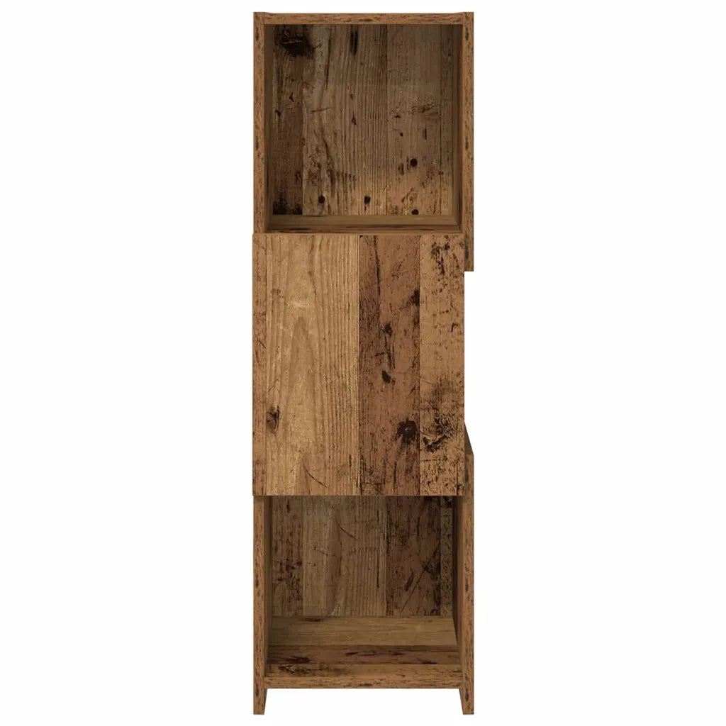 Mobile angolare Legno vecchio 30,5x30x95cm Legno multistrato 889835