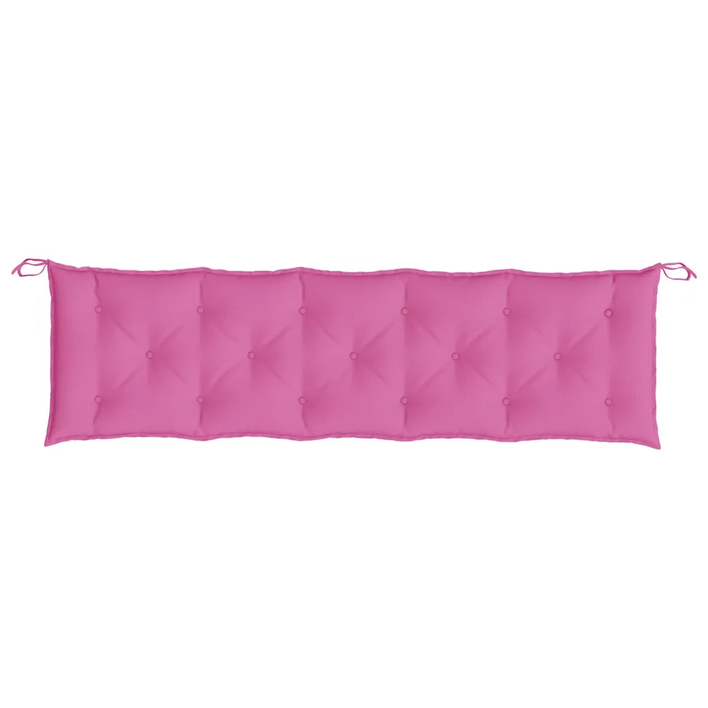 Cuscini per Panca 2 pz Rosa in Tessuto Oxford 361733