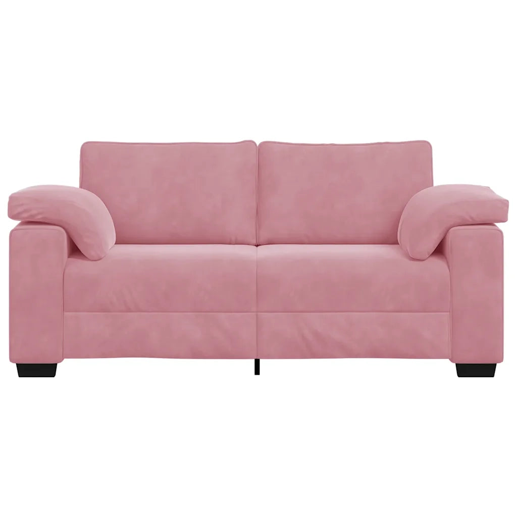 Divano Divanetto Rosa 180x77x82 cm in Velluto 4105270
