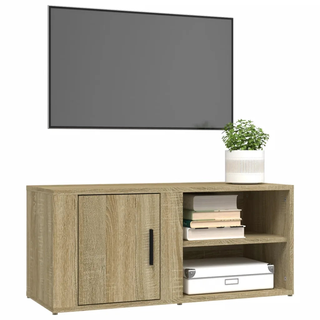 Mobili per TV 2pz Rovere Sonoma 80x31,5x36 cm Legno Multistrato 819443