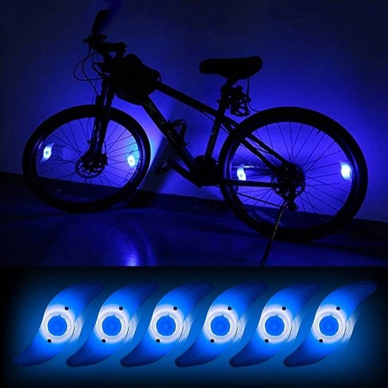 Illuminazione per ruote – Illuminazione per bicicletta LED – Sicurezza – Bambini e adulti – Riflessione – Accessori – Illuminazione per ruote di bicicletta