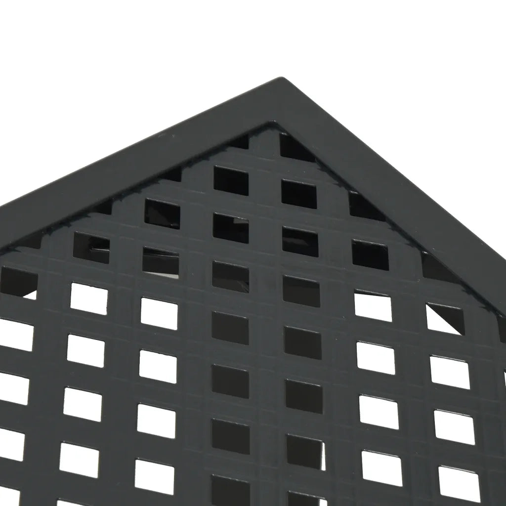 Tavolo da Giardino Antracite 165x80x72 cm Acciaio 362746