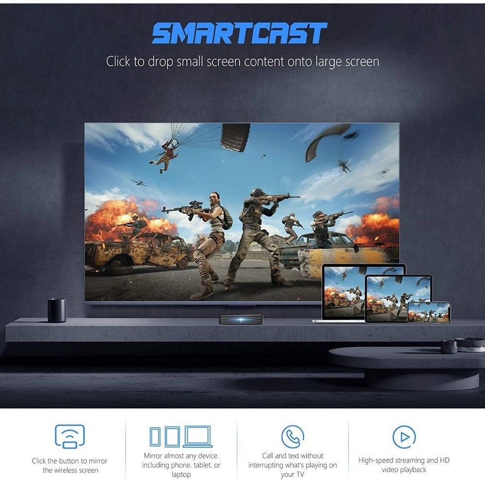 Trade Shop - Smart Tv Box Qt5 Wifi Hdmi Supporta 5g Risoluzione 4k Connettività Bluetooth Wifi -