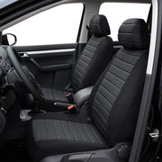 Hoezen per auto per sedile Sedili per auto protezione per sedile Protezione per airbag laterale Adatto a 2 Jacquard Tessuti Hoezen per sedile per auto, colore grigio