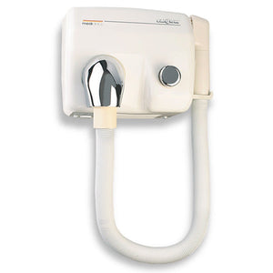 Asciugacapelli Phon Elettrico da Parete con Tubo Flessibile Mediclinics Saniflow Sc0088Ht