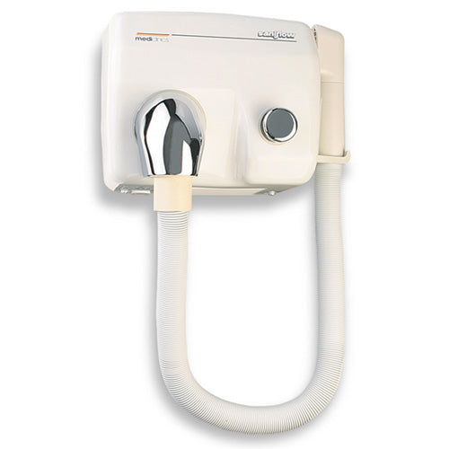 Asciugacapelli Phon Elettrico da Parete con Tubo Flessibile Mediclinics Saniflow Sc0088Ht