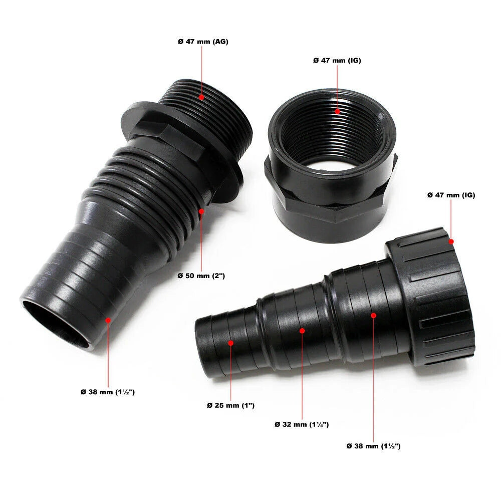 Pompa per acqua da laghetto ecologica con filtro per filtrazione del ruscello 16000 litri all'ora 140 watt koi 16_0002021