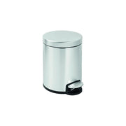 Pattumiera a pedale Vigor, inox 5 litri, 20x28h cm