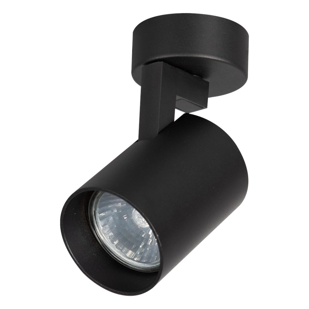 Faretto da soffitto tondo nero Ø6cm GU10 10W Volf Milagro