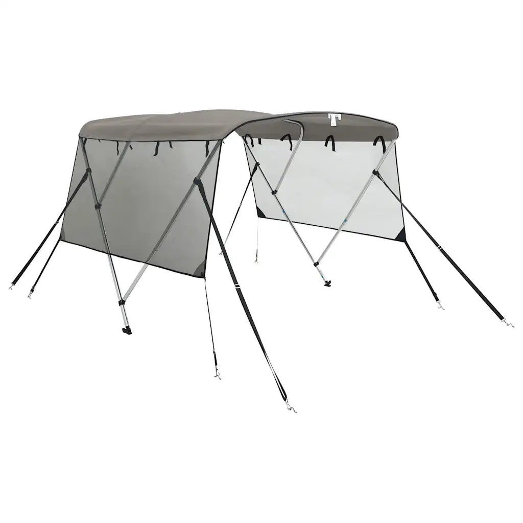 Bimini di Prua Pareti Laterali Rete 3 Archi 183x(185-198)x137cm