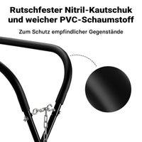 Cavalletto da lavoro a X, max 50 kg, pieghevole, regolabile con catene