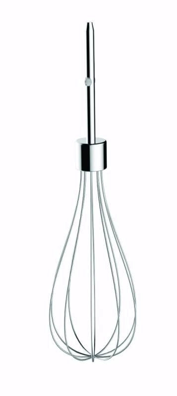 Dualit 89320 Sbattitore Manuale 400 W 4 Velocita' con Fruste Ganci e Punte Acciaio Inox Lucido colore Argento