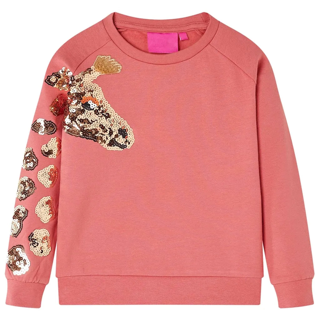 Felpa per Bambini Rosa Antico 92cod mxl 108626