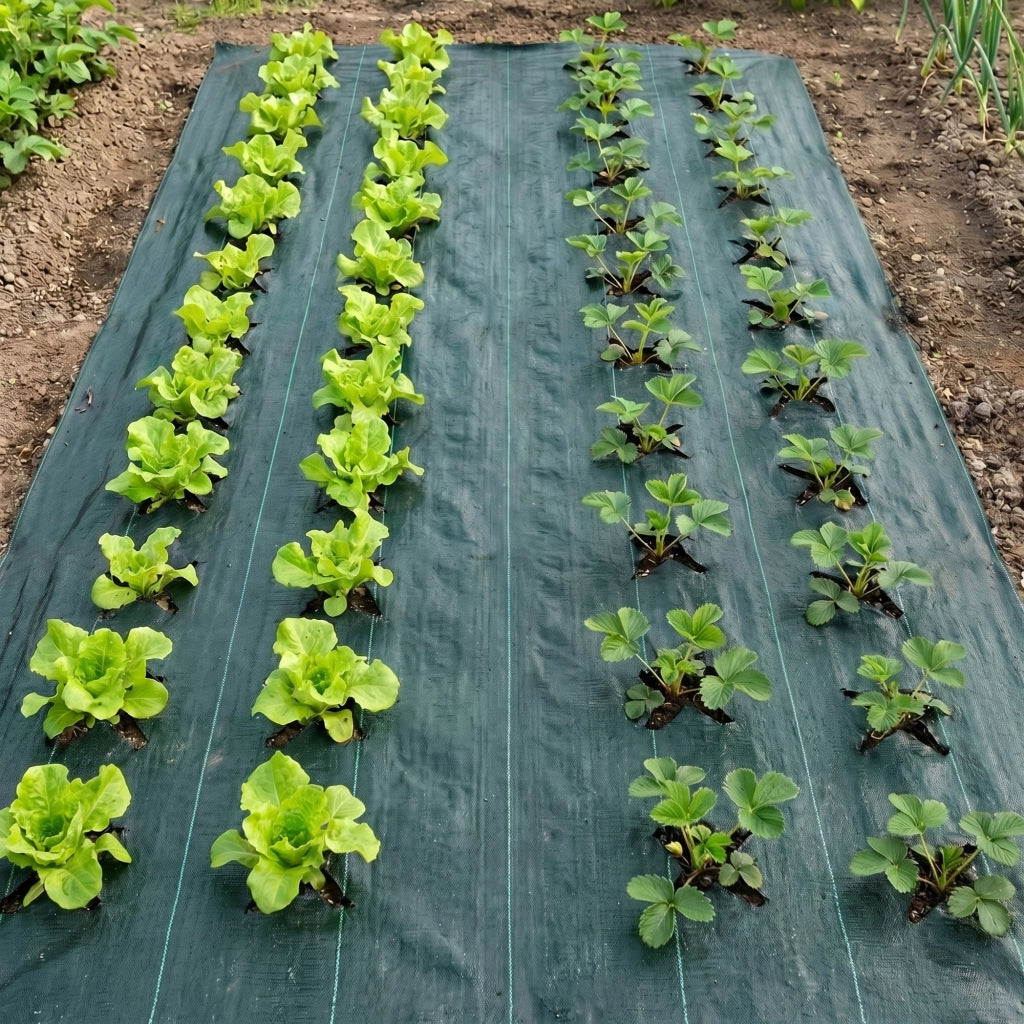 Nyumput - Telo Pacciamatura 100x2,10 m 100Gr/mq tessuto permeabile antierbacce antialga per orto giardino verde