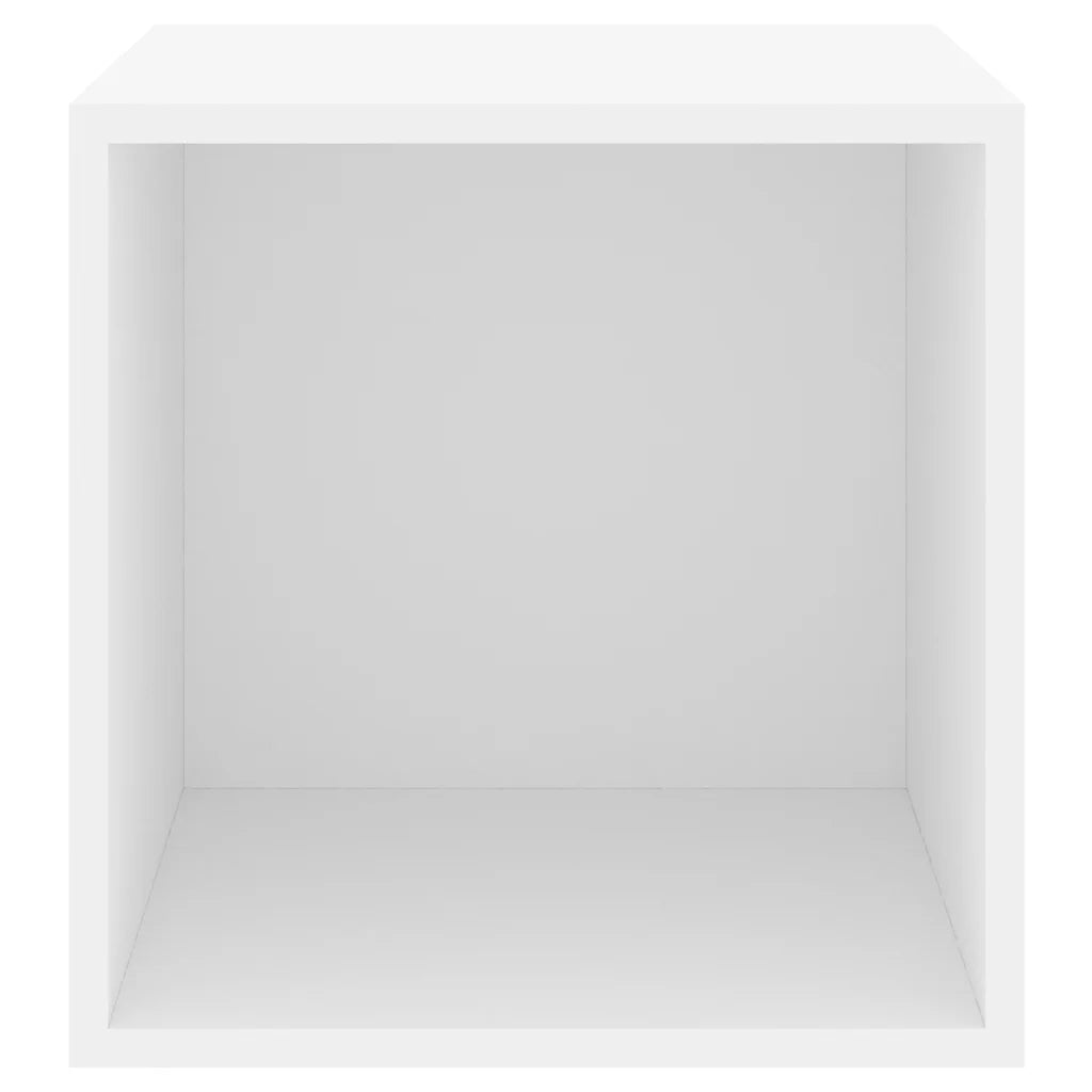 Armoires murales 2 pcs Blanc 37x37x37 cm Bois d’ingénierie