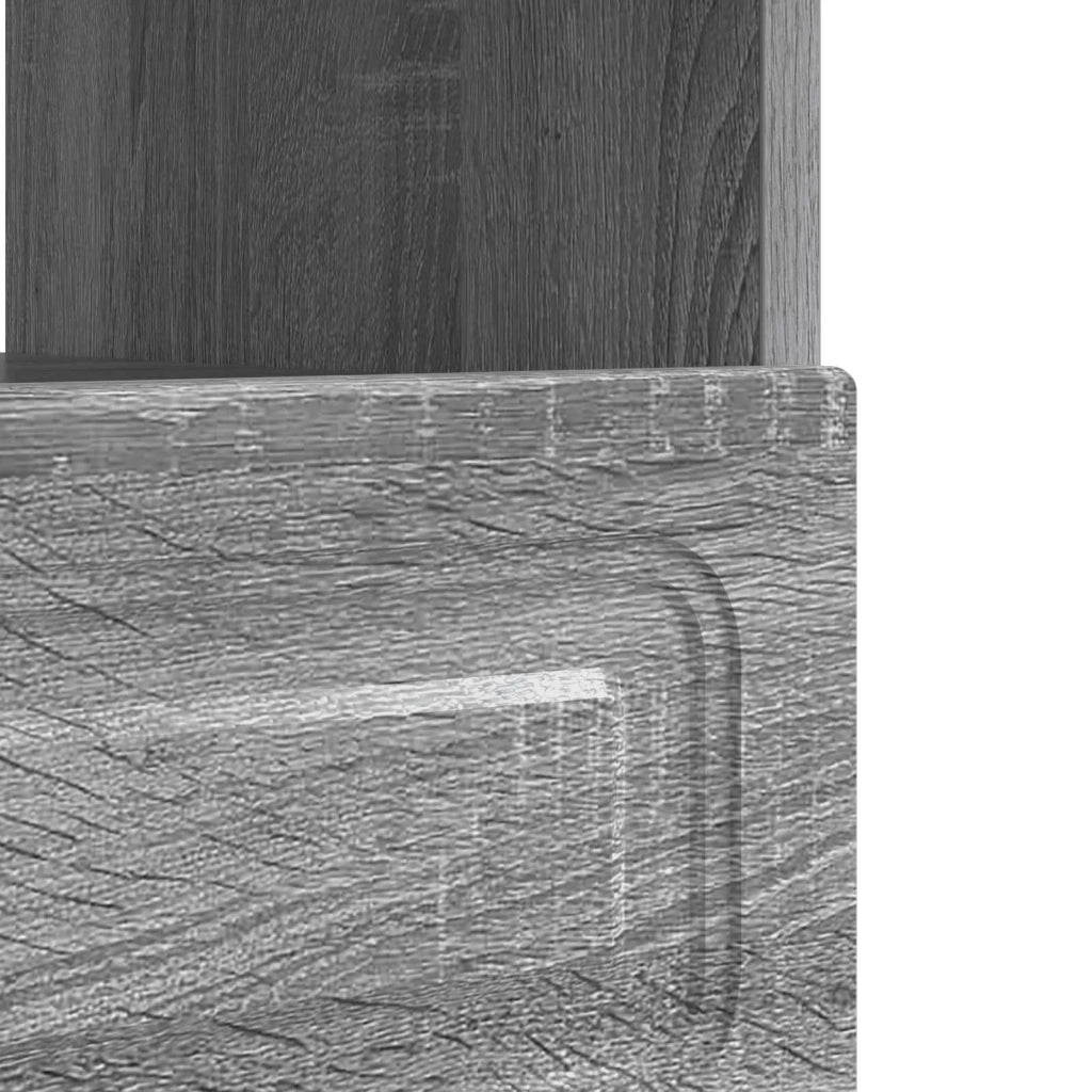 Mobile TV LED Sonoma grigio Legno ingegnerizzato 897881
