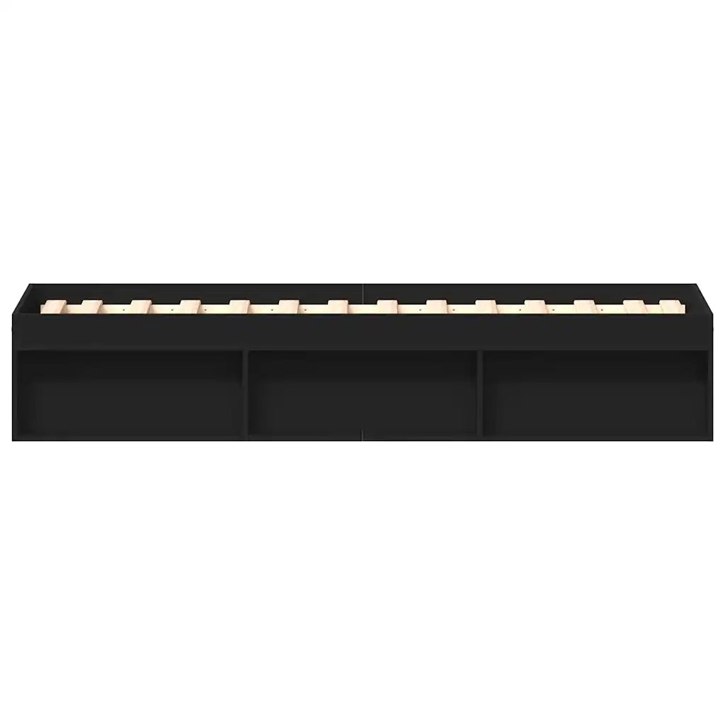 Giroletto-Struttura Letto Nero 100x200 cm