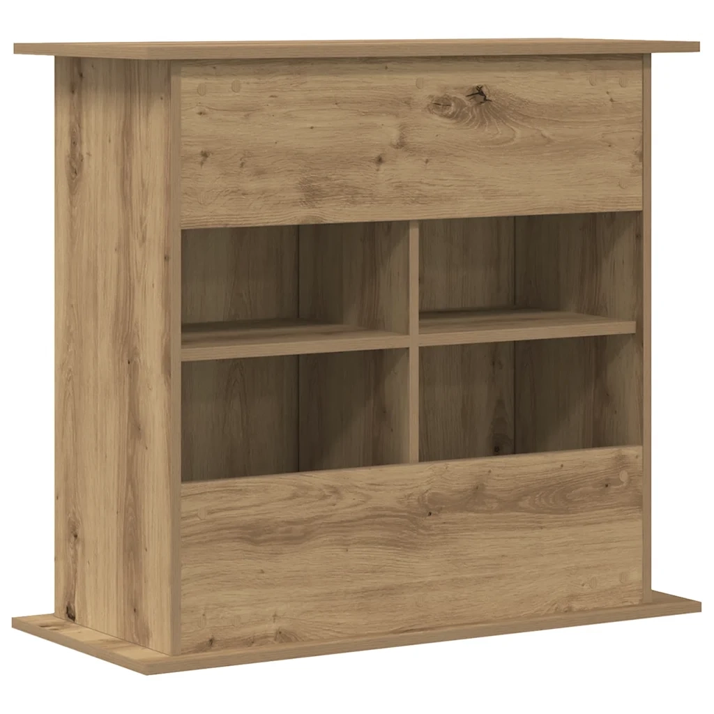 vidaXL Supporto Acquario 81x36x73 cm Multistrato Rovere Artigianale