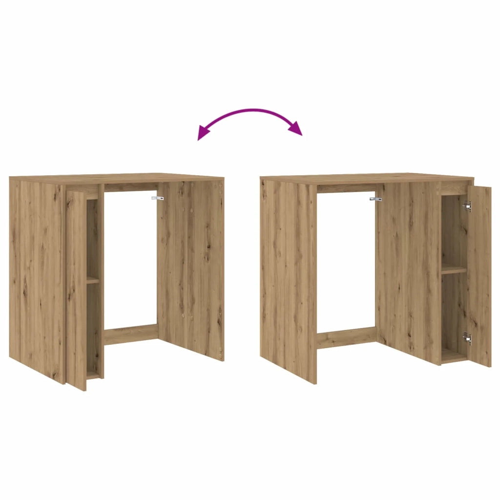 Mobiletto per lavatrice Rovere artigianale 87 x 60 x 89 cm 8006807