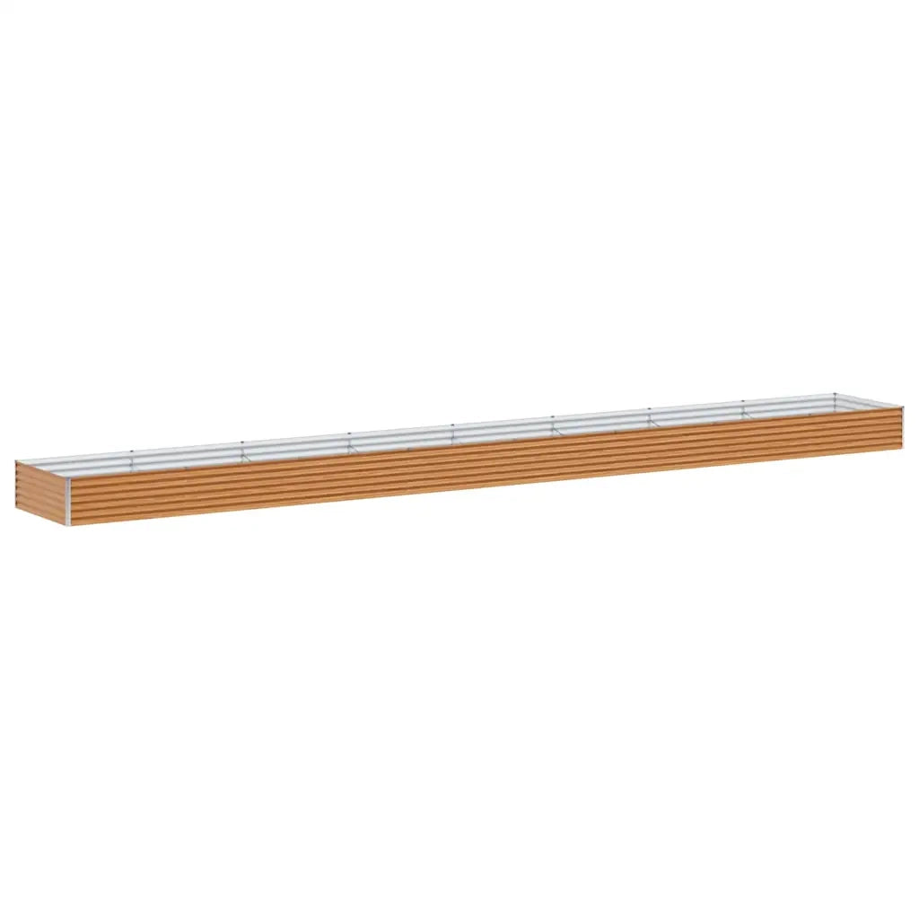 Letto rialzato da giardino 775 x 100 x 36 cm Acciaio zincato 42017364