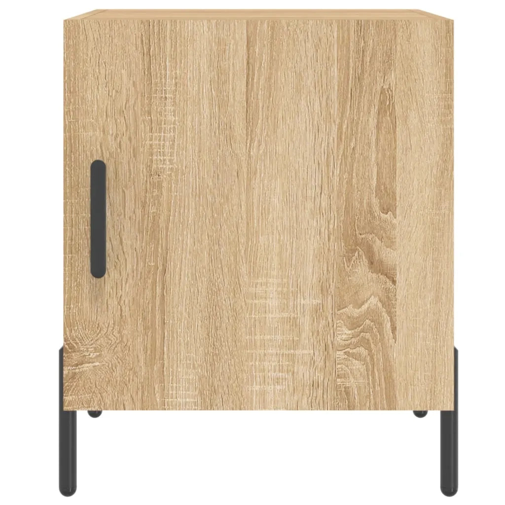 Comodini 2 pz Rovere Sonoma 40x40x50 cm in Legno Multistrato 827587
