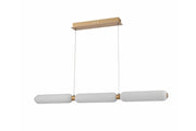 Lampada a sospensione Catkin oro LED 8W 3 luci Reality