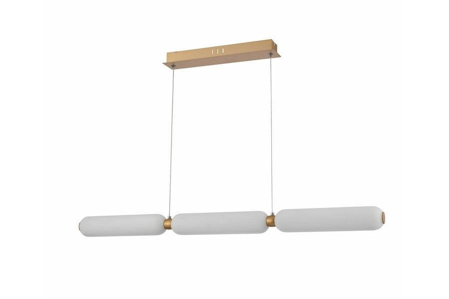 Lampada a sospensione Catkin oro LED 8W 3 luci Reality
