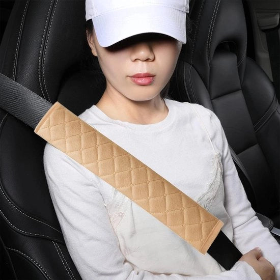 Sistema di protezione per cinturoni di sicurezza - cuscino morbido per adulti e bambini - sedan, SUV, camion - protezione per spalle, collo e petto - per donne e uomini.
