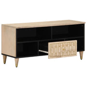 Mobile Porta TV 100x33x46 cm in Legno Massello di Mango 358264