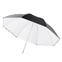 2in1 Ombrello Reflex a luce trasmessa bianco 109 cm - Ombrello riflettente e ombrello a luce trasmessa in uno, ideale per la fotografia di ritratto e l'illuminazione di grandi aree