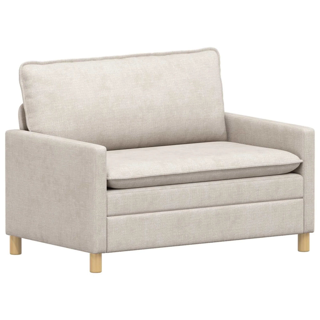 Divano Crema 126 x 81 x 87,5 cm Poliestere