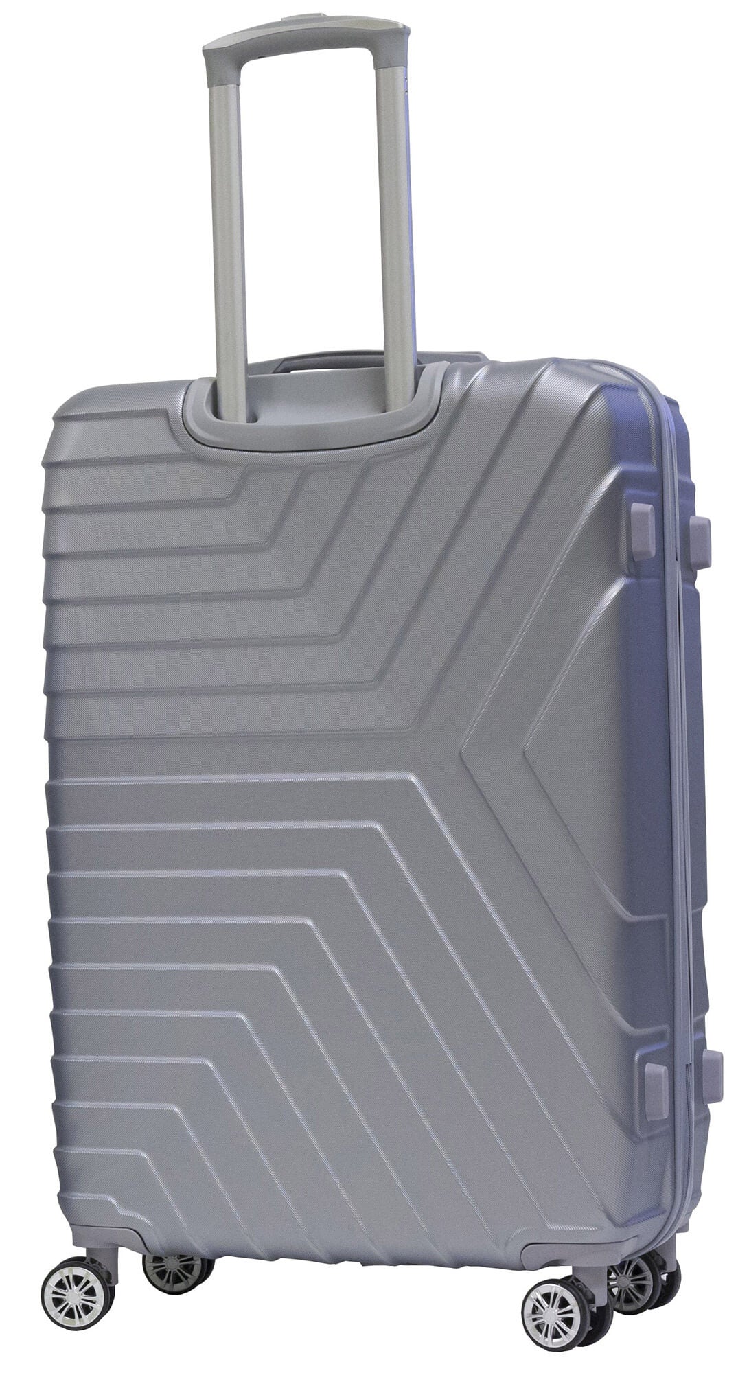 Trolley Valigia Grande Rigida in ABS 4 Ruote TSA Ravizzoni Calipso Silver