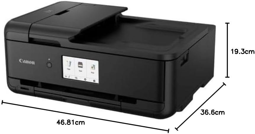 Canon Pixma Ts9550 Stampante Inkjet 3-1 Wireless A3 Con Adf, Nera