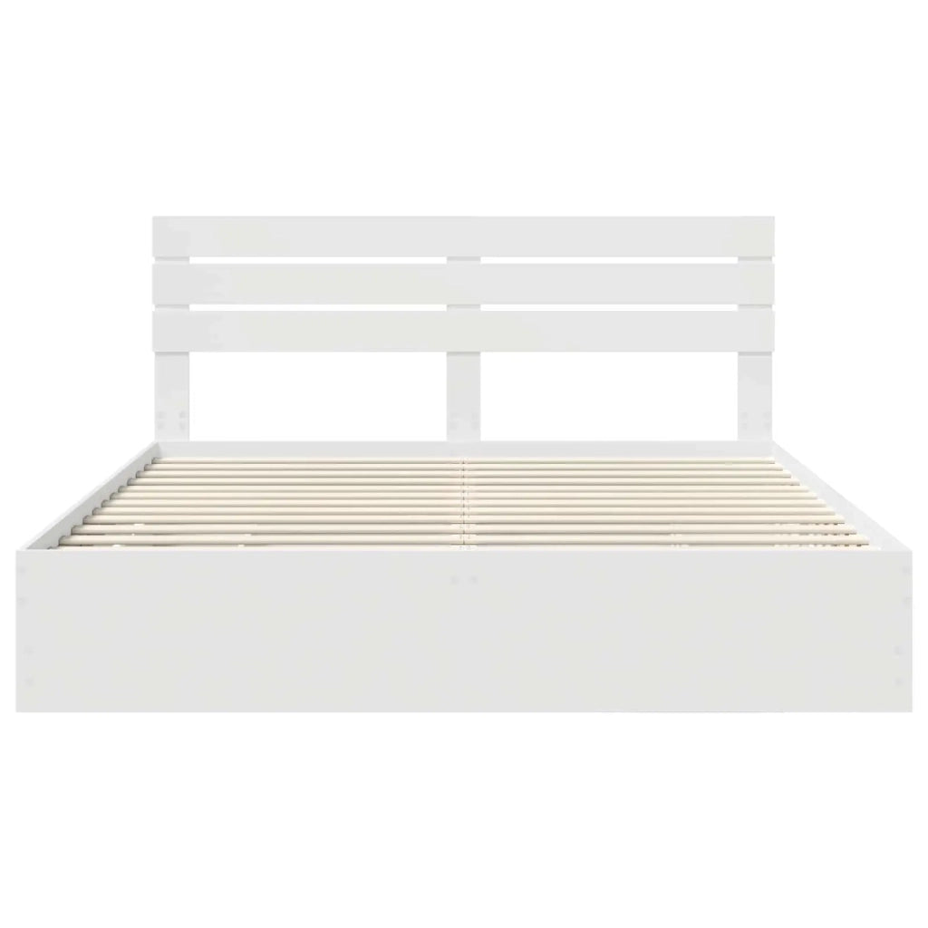 Struttura del letto Bianco 180 x 200 cm Legno Ingegnerizzato 3411484