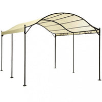 Gazebo Arco da Giardino 3x4 m in Acciaio Antracite