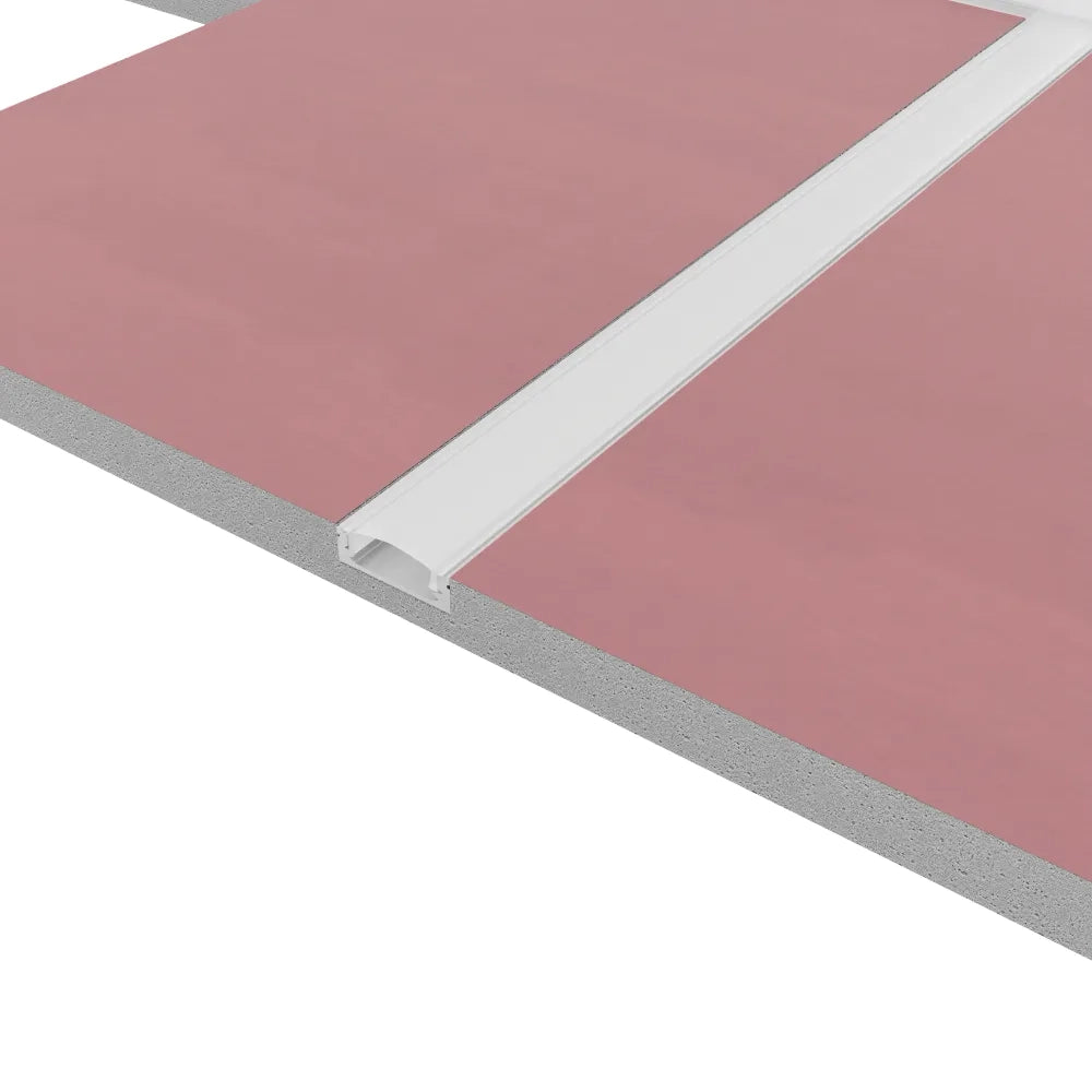 Cartongesso con profilo in alluminio integrato "X" ignifugo