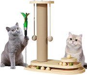 Giocattolo Interattivo per Gatti in Legno - 4-in-1 Giocattolo per Gatti in Legno con Carosello a Sfera per Gatti - Giocattolo Intellegente per Gatti - Giocattolo per Gatti in Legno - Materiali Naturali 

Modello: 
Specifica: 
Codice prodotto: