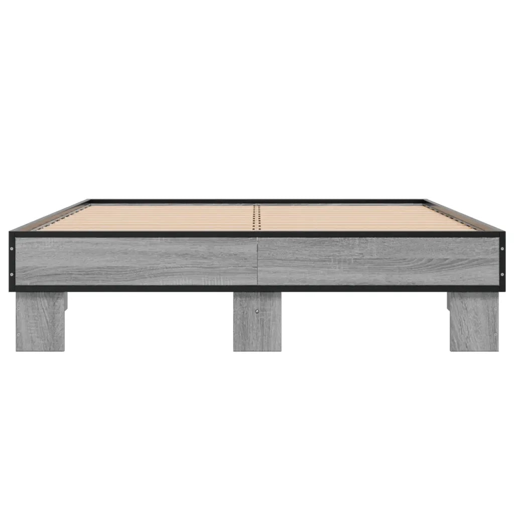 Giroletto Grigio Sonoma 120x200 cm in Legno Multistrato Metallo