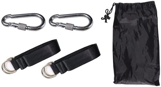 Impianto di sospensione - Rete da 1,5 metri con cinghia in nylon - Anello di cinturone - Meccanismo di oscillazione - Rete - Cinture di oscillazione in nylon, capacità di carico 2000 kg