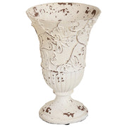 Vaso in magnesio bianco 18x18x27h