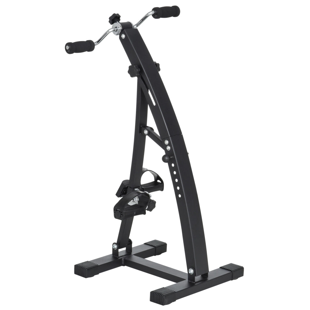 Pedaliera per Gambe e Braccia con Schermo LED Regolabile ¨C zephmum ¨C Nero 40x42.5x100 cm
