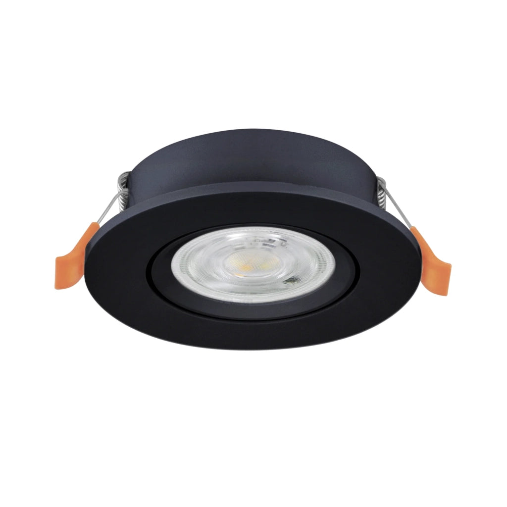 Faretto Incasso Moderno Barranco Plastiche Nere Led 4,5W 450Lm Ip20