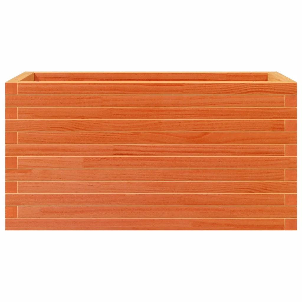 Fioriera Giardino Marrone Cera 90x40x45,5cm Legno Massello Pino 847270