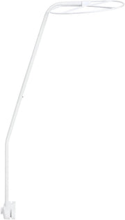 Set di sostegno regolabile con clip su piede di sostegno, supporto per tenda, accessori per tenda, bianco